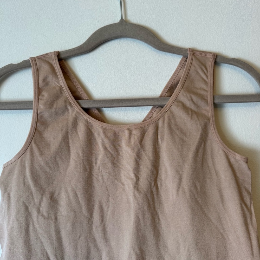 Vassarette Tan Shapewear Tank Top lingerie 0008 - Picture 6 of 8